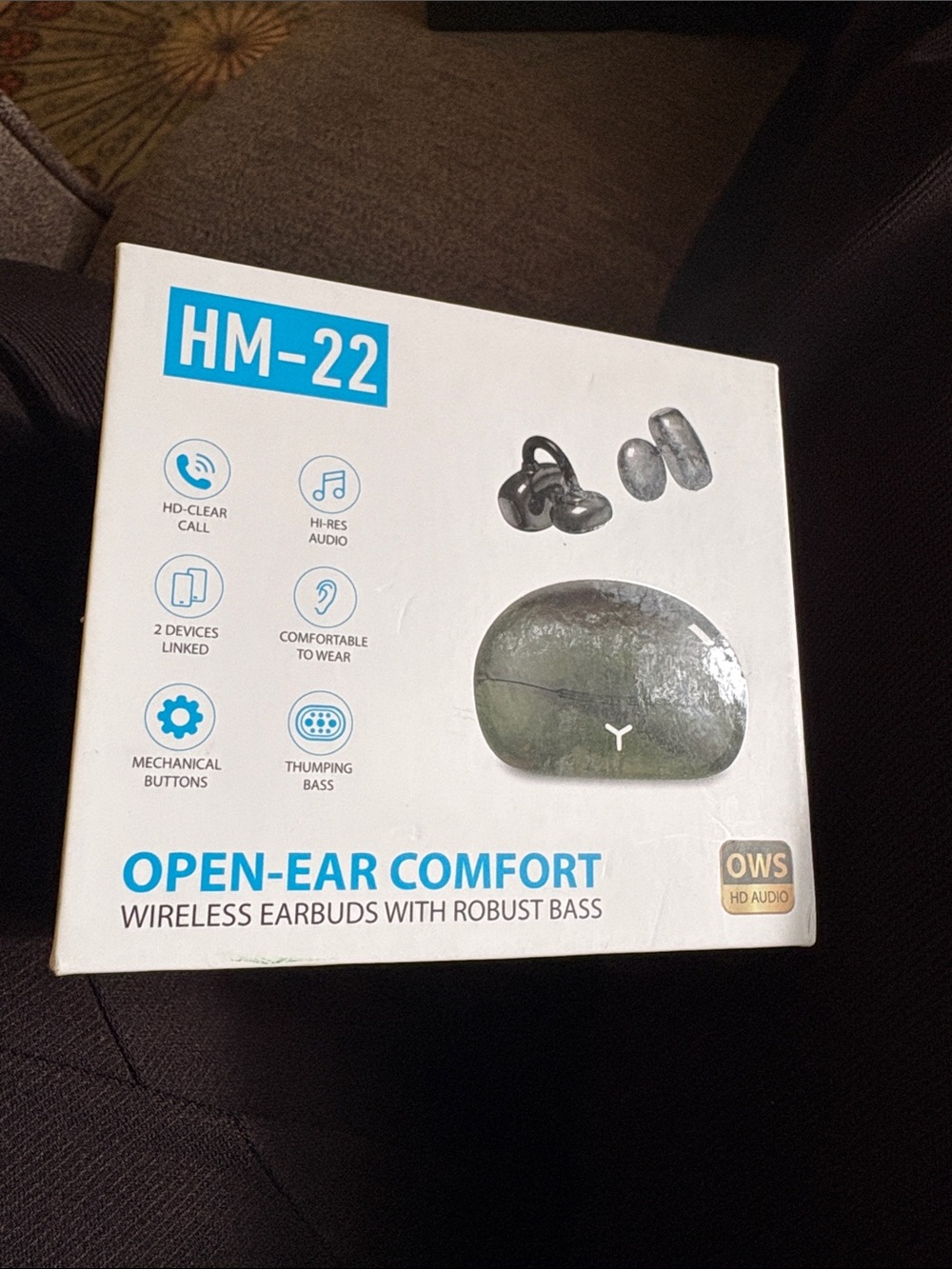 Open-Ear Comfort Wireless Earbuds - Gray